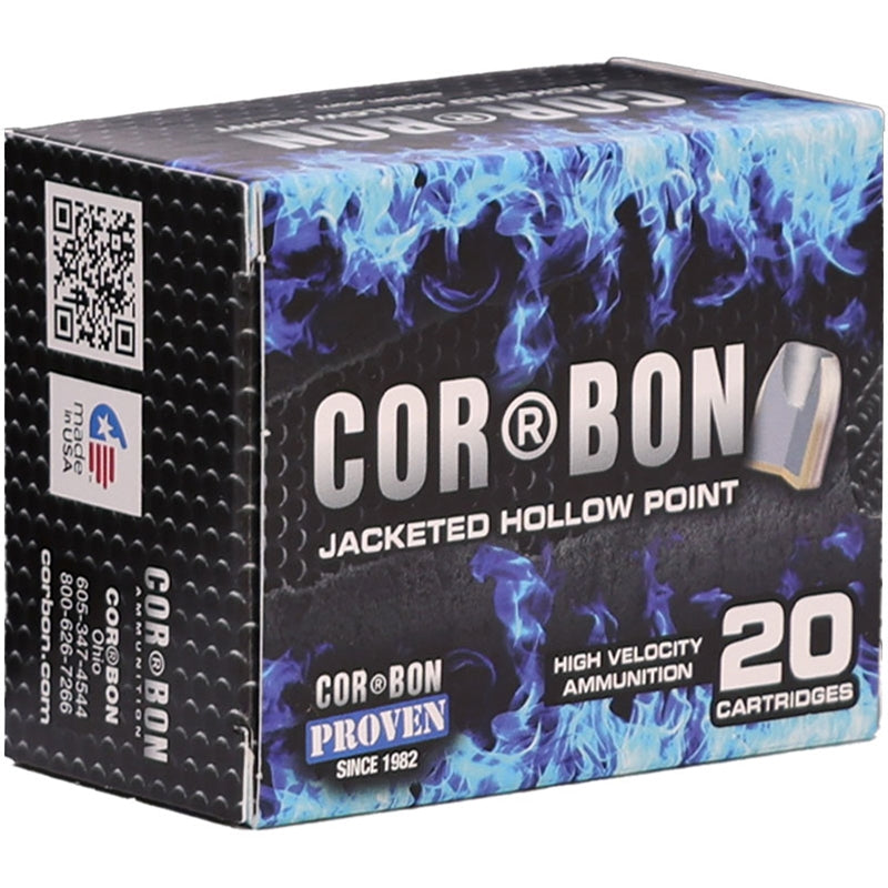 CorBon 38 Special +P Ammo 125 Grain Jacketed Hollow Point - SD38125/20
