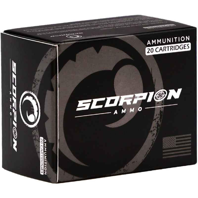 Scorpion 9mm Ammo 115 Grain Jacketed Hollow Point - 9115JHP-S20