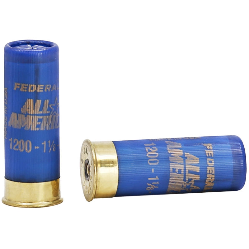 Federal All American 12 Gauge Ammo 2 3/4" 1 1/8 oz #7.5 Lead Shot 394 Pellets - FAA12H 7.5