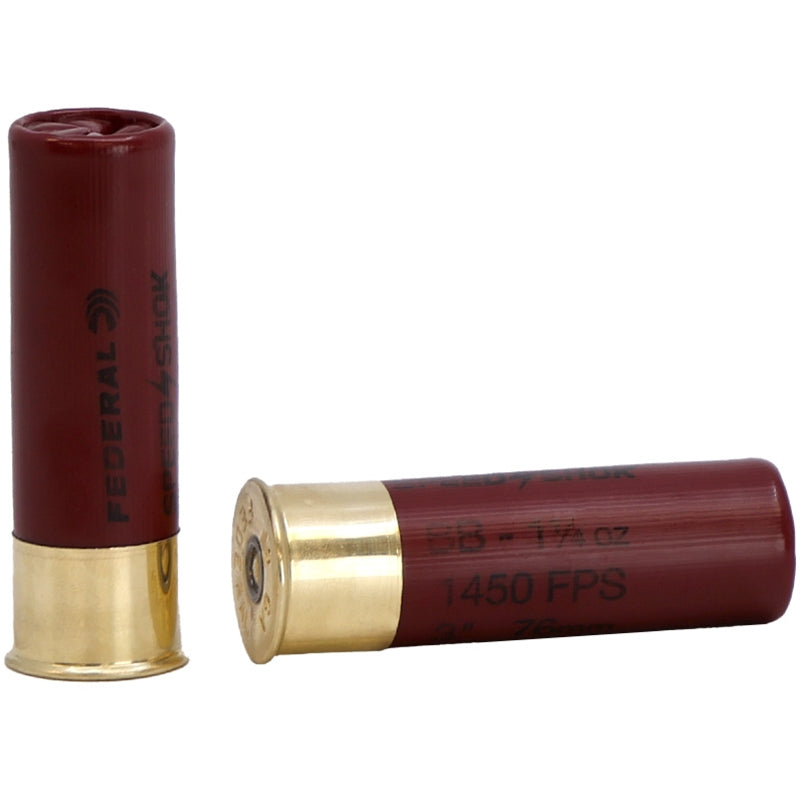 Federal Speed-Shok 12 Gauge Ammo 3” 1 1/4 oz BB Steel Shot 90 Pellets - WF142 BB