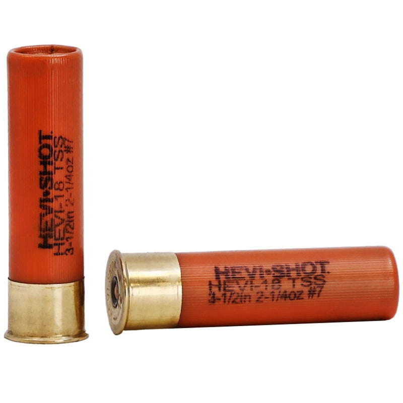 HEVI-Shot HEVI-18 TSS Turkey 12 Gauge 3 1/2″ 2 1/4 oz #7 Tungsten Shot 417 Pellets - HS4507