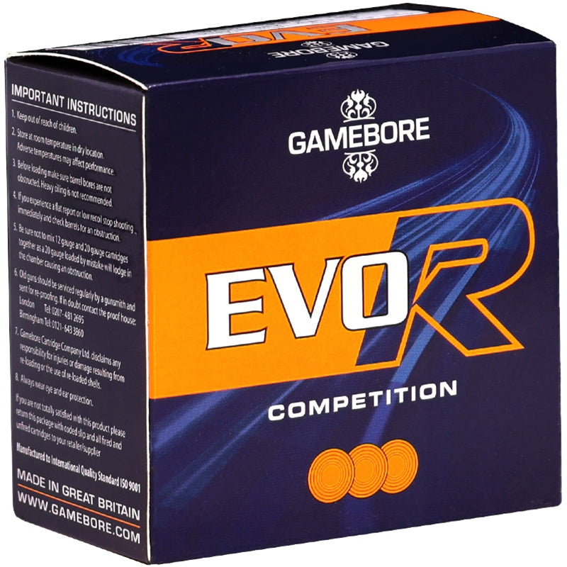 Gamebore Competition Evo R 12 Gauge Ammo 2 3/4" 1 1/8 oz #8 Shot - 12KLAMEVO832