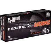 Federal Subsonic 45-70 GOVT Ammo 300 Grain Bonded Soft Point - F4570FS1SUB