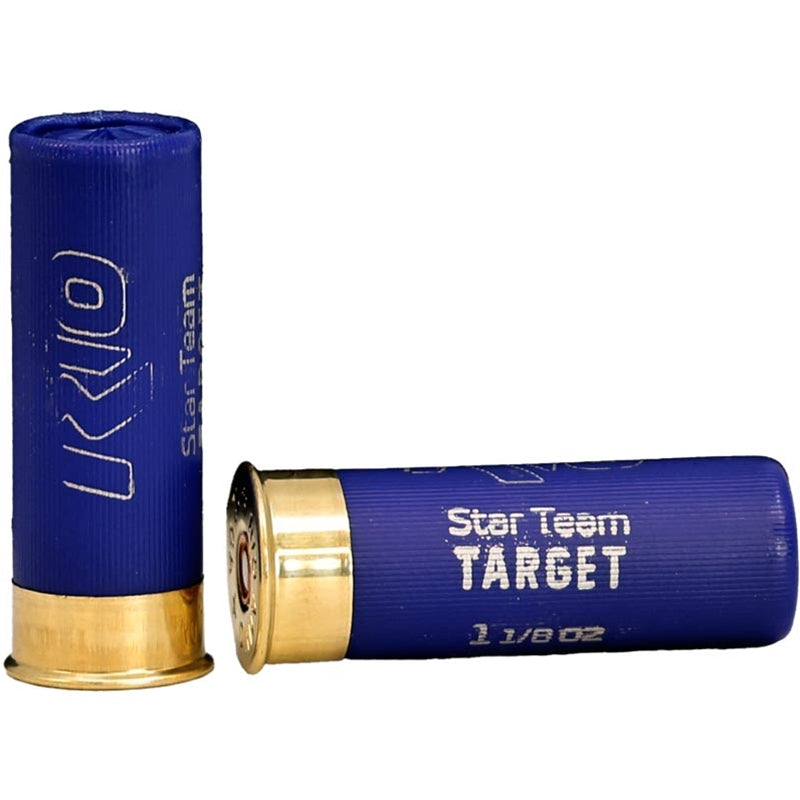 Rio Star Team 12 Gauge Ammo 2 3/4 1 1/8  oz #8 Shot - STT32X8