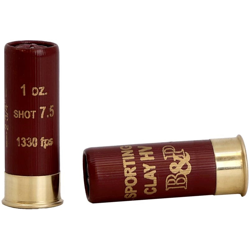 B&P Sporting 12 Gauge Ammo 2 3/4 1 oz #7.5 Shot - 12B1SH75