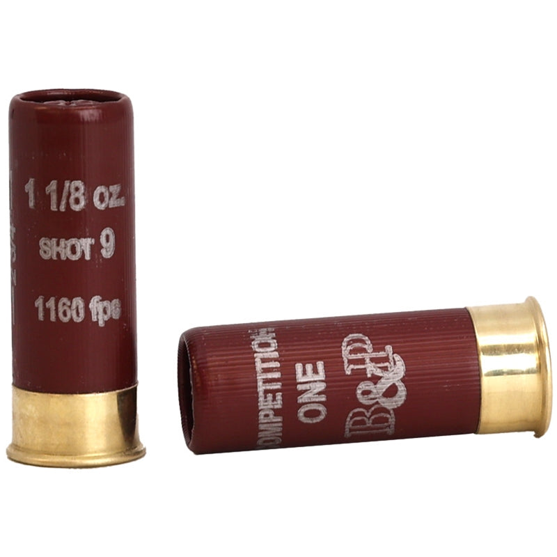B&P Competition One 12 Gauge Ammo 2 3/4" 1 1/8 oz #9 Lead Shot - 12B32CP9