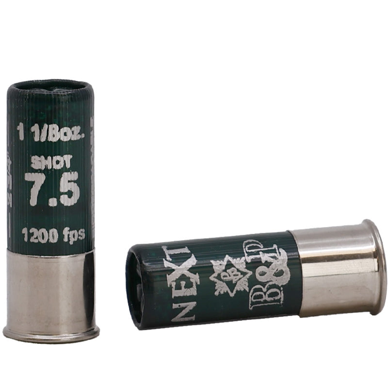 B&P Next 12 Gauge Ammo 2 3/4" 1 1/8 oz #7.5 Shot - 12B18NX7