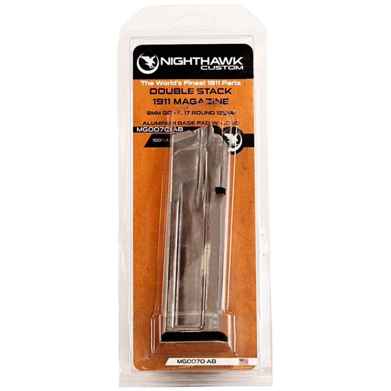 Nighthawk Custom 1911 Double Stack 9mm Luger 17-Round Magazine - MG0070-AB