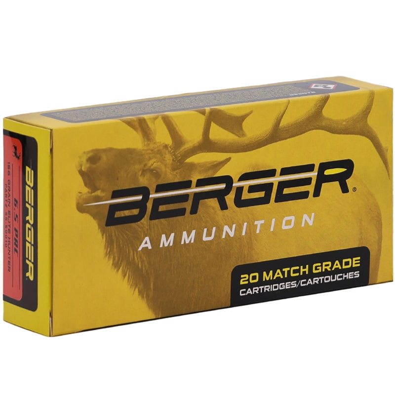 Berger Elite Hunter 6.5 PRC 156 Grain Hollow Point Boat Tail - 65-50010