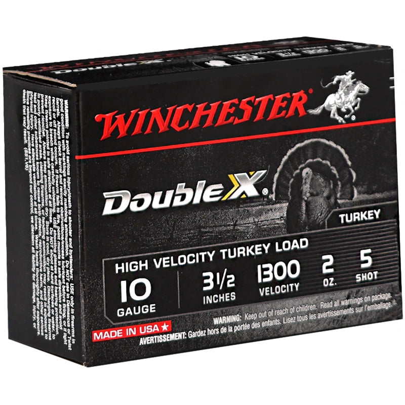 Winchester Double X 10 Gauge Ammo 3 1/2" 2 oz #5 Copper-Plated Lead Shot - STH105