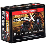 Winchester Double X 20 Gauge Ammo 3" 1 5/16 oz #4 Copper-Plated Lead Shot - STH2034