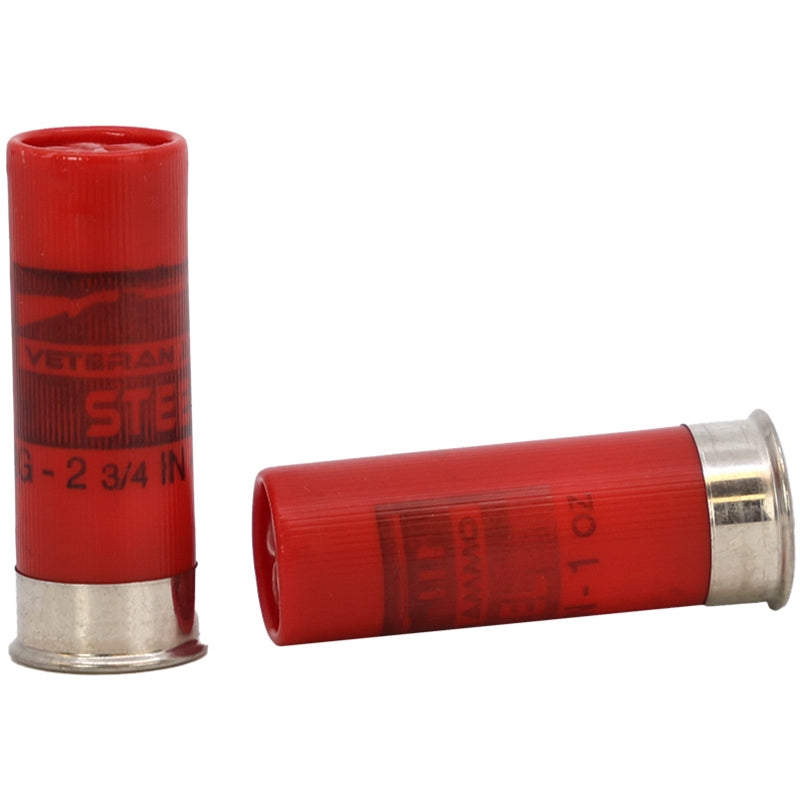 Veteran 12 Gauge Ammo 2 3/4" 1 oz #7 Steel Shot- VETSS-12-7SS1OZ