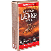 Winchester American Lever 45-70 Government Ammo 300 Grain Jacketed Hollow Point - W4570AL