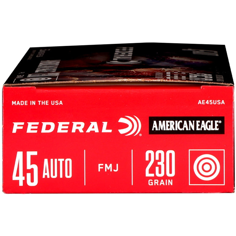 Federal American Eagle 45 ACP Ammo 230 Grain Full Metal Jacket - AE45USA