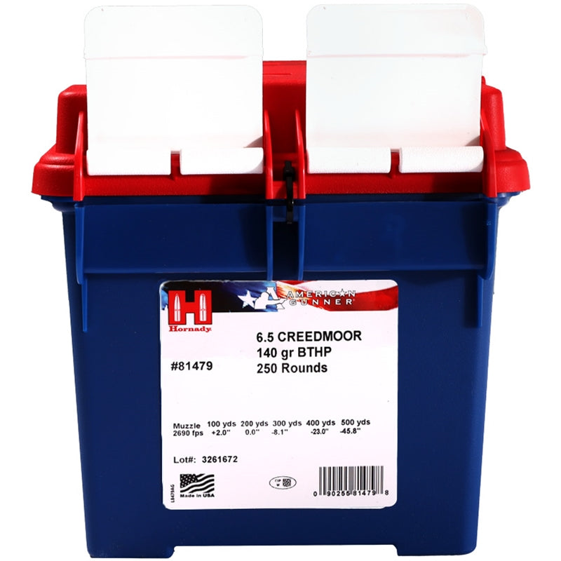 Hornady 6.5mm Creedmoor Ammo 140 Grain Hollow Point 250th Anniversary Combo Pack - 81479