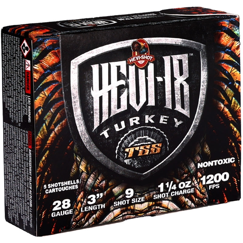HEVI-Shot 28 Gauge Ammo 3" 1 1/4 oz #9 Tungsten Super Shot - HS7289