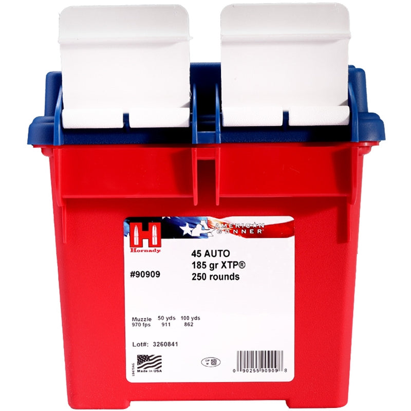 Hornady American Gunner 45 ACP Ammo 185 Grain XTP 250th Anniversary Combo Pack - 90909