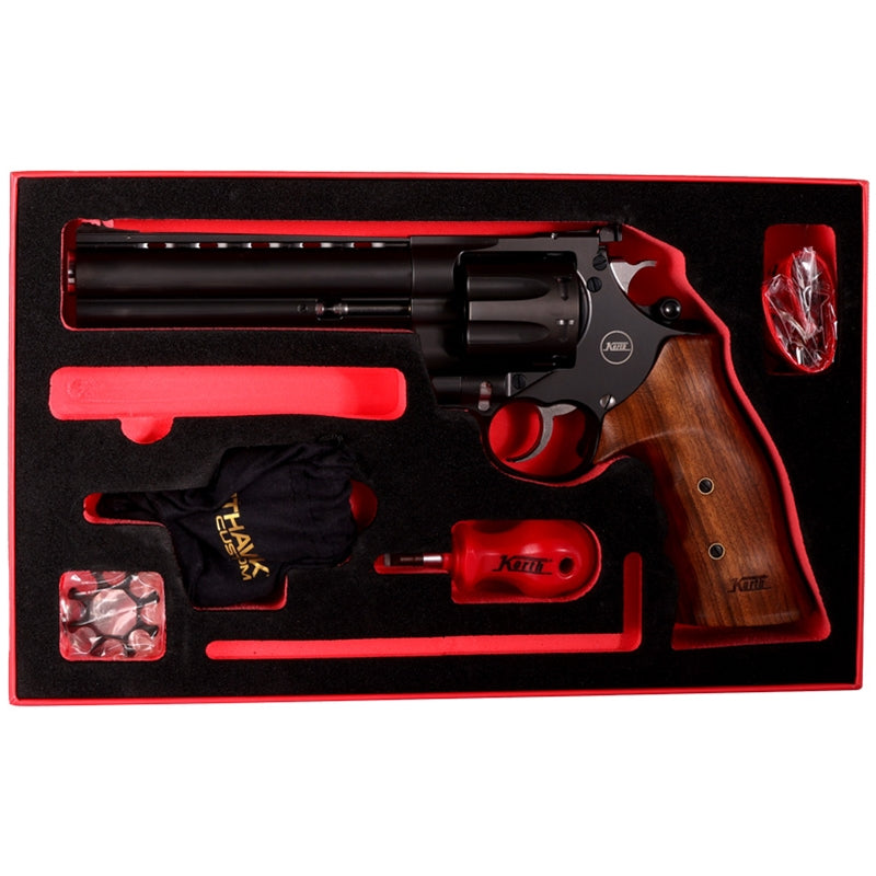 Korth Mongoose .357 Magnum Revolver with Interchangeable 9mm Cylinder 6-Inch Barrel 8-Shot - 60-489