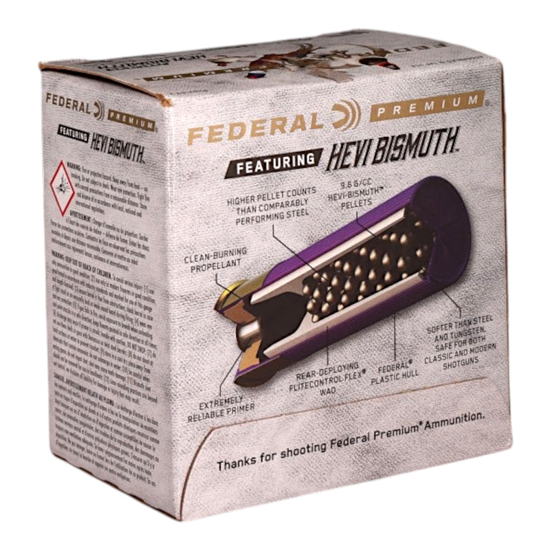 Federal Premium HEVI-Bismuth 16 Gauge Ammo 2 3/4" 1 1/8 oz #3 Bismuth Shot - PHBX163 3