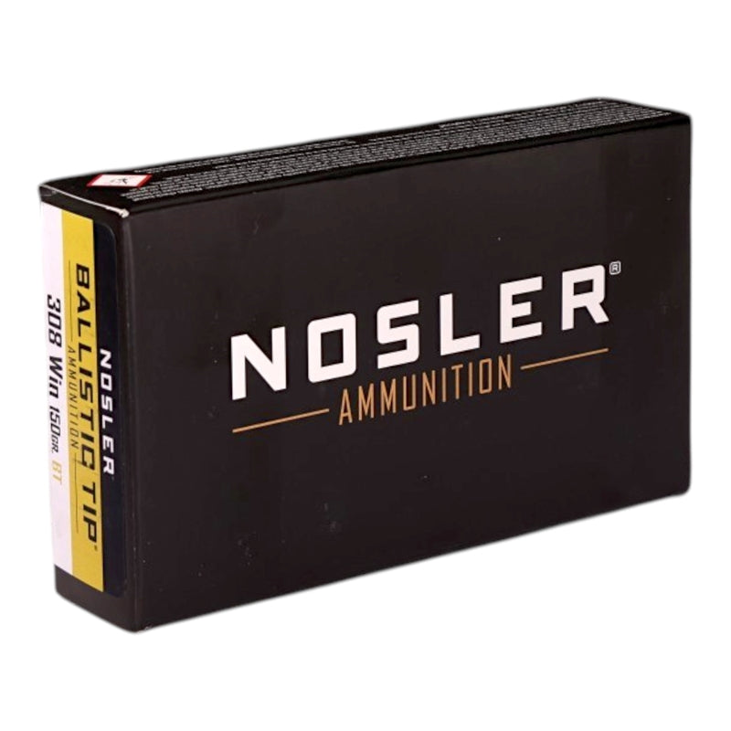 Nosler Ballistic Tip 308 Winchester Ammo 150 Grain Polymer Tip - 61028