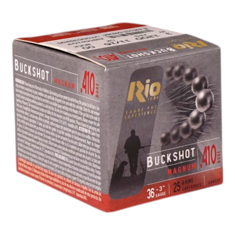Rio 410 Bore Ammo 3" 11/16 oz #00 Buckshot - RBM4103