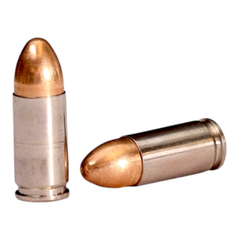 Grizzly Match Grade 9mm Ammo 124 Grain Full Metal Jacket Flat Point - GC9+PCM2