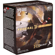 Federal HI-BIRD 12 Gauge Ammo 2 3/4" 1 1/4 oz 3 3/4 DRAM #5 Lead Shot - HVF12H 5
