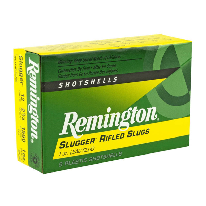 Remington Slugger 12 Gauge Ammo 2 3/4" 1 oz. Rifled Lead Slug - SP12RS