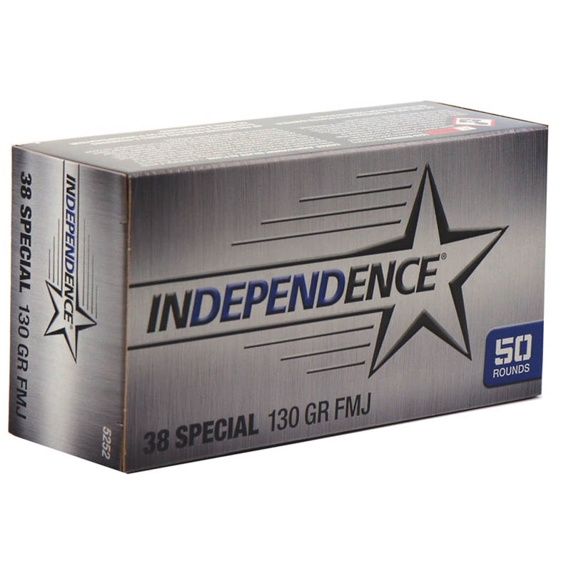 Independence 38 Special Ammo 130 Grain Full Metal Jacket - 5252