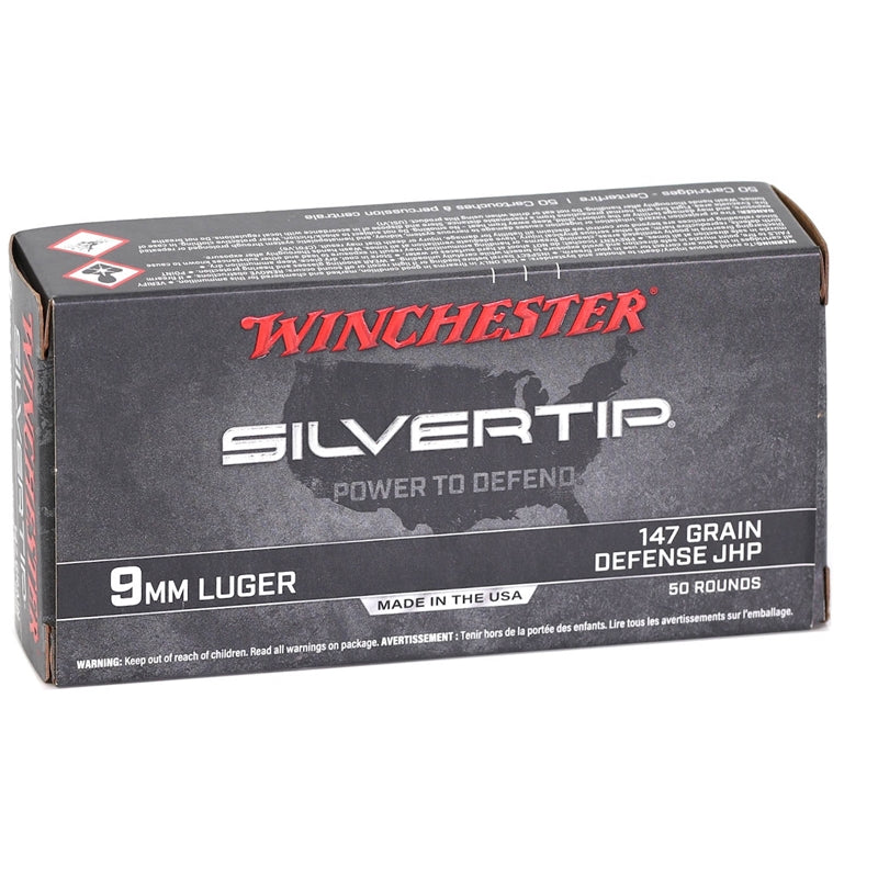 Winchester Silvertip 9mm Ammo 147 Grain Jacketed Hollow Point - W9ST50147