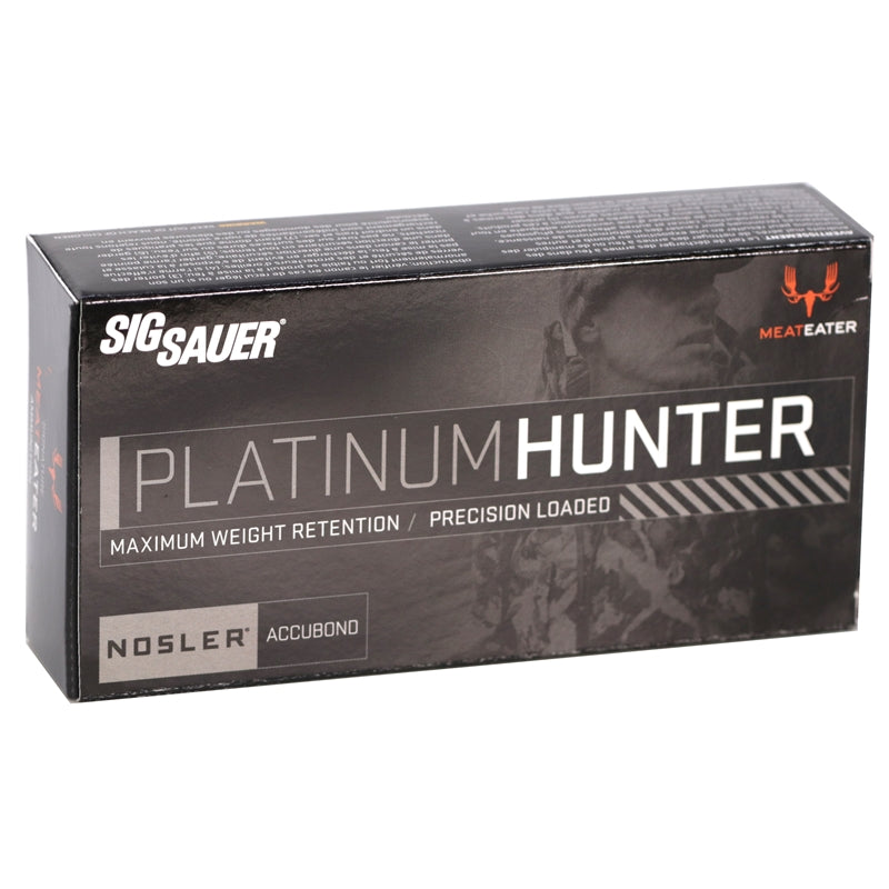 Sig Sauer Platinum Hunter 308 Winchester Ammo 165 Grain Polymer Tip - E308PH165-20