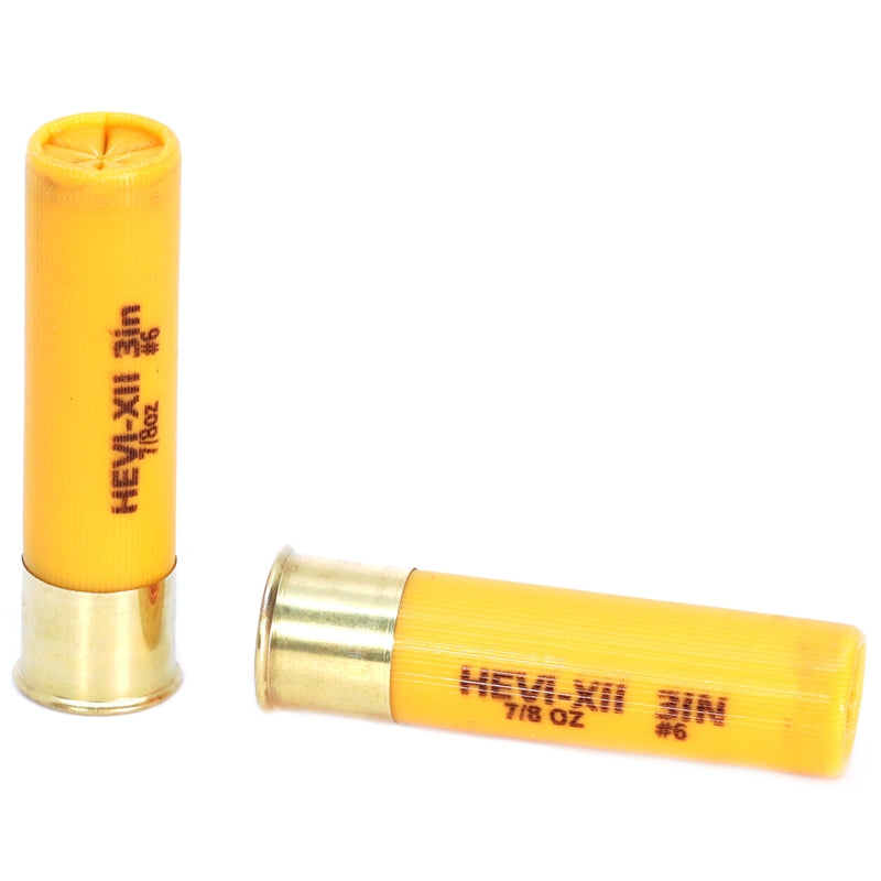 Hevi Shot XII 20 Gauge Ammo 3” 7/8 oz #6 Shot 183 Pellets  - HS52206