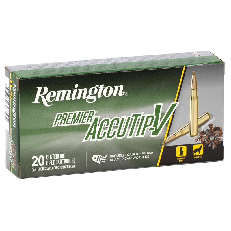 Remington Premier 17 Remington Fireball Ammo 20 Grain AccuTip Boat Tail - PRA17FB