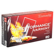 Hornady Superformance Varmint 222 Remington Ammo 35 Grain NTX Lead-Free - 8309
