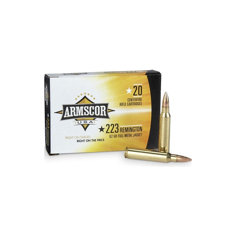 Armscor USA 223 Ammo 62 Grain Full Metal Jacket