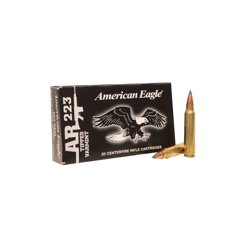 Federal American Eagle 223 Ammo 50 Grain Tipped Varmint - AE223GTV