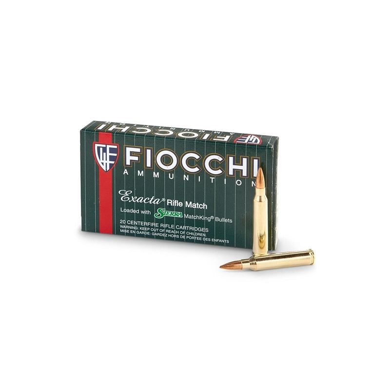 Fiocchi Exacta 223 Ammo 69 Grain Sierra MatchKing Boat Tail Hollow Point - 223MKC