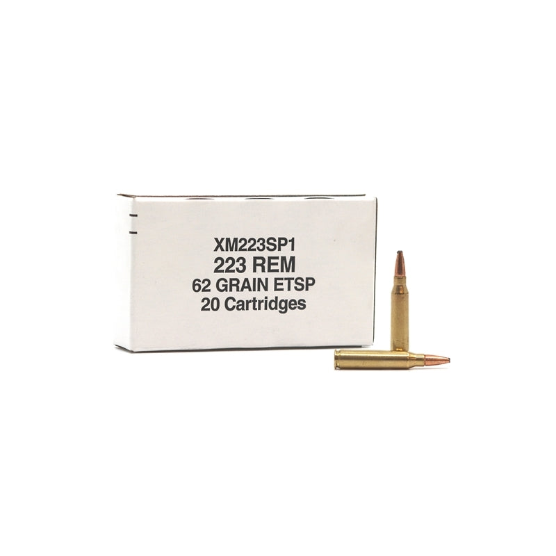 Federal 223 Ammo 62 Grain Enforcement Tactical Bonded Soft Point - XM223SP1
