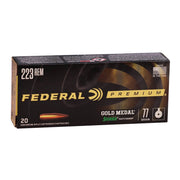 Federal Gold Medal 223 Ammo 77 Grain Sierra MatchKing Hollow Point - GM223M3
