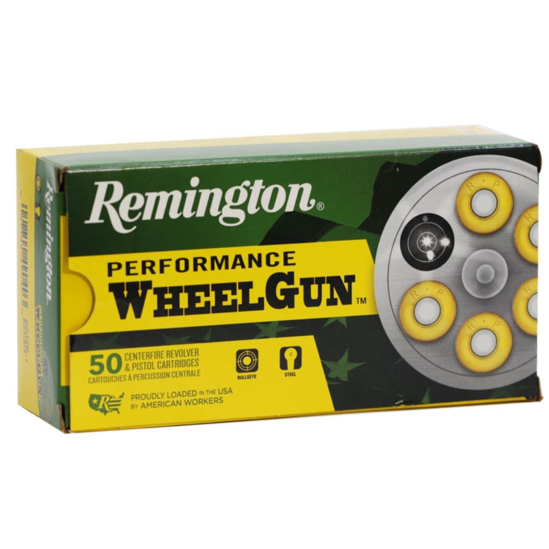 Remington Performance Wheelgun 45 Long Colt Ammo 225 Grain Lead Semi-Wadcutter - RPW45C1