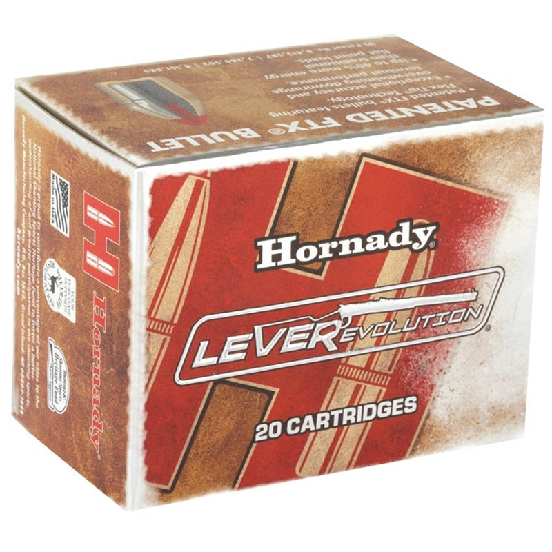 Hornady LEVERevolution 44 Remington Magnum Ammo 225 Grain FTX - 92782