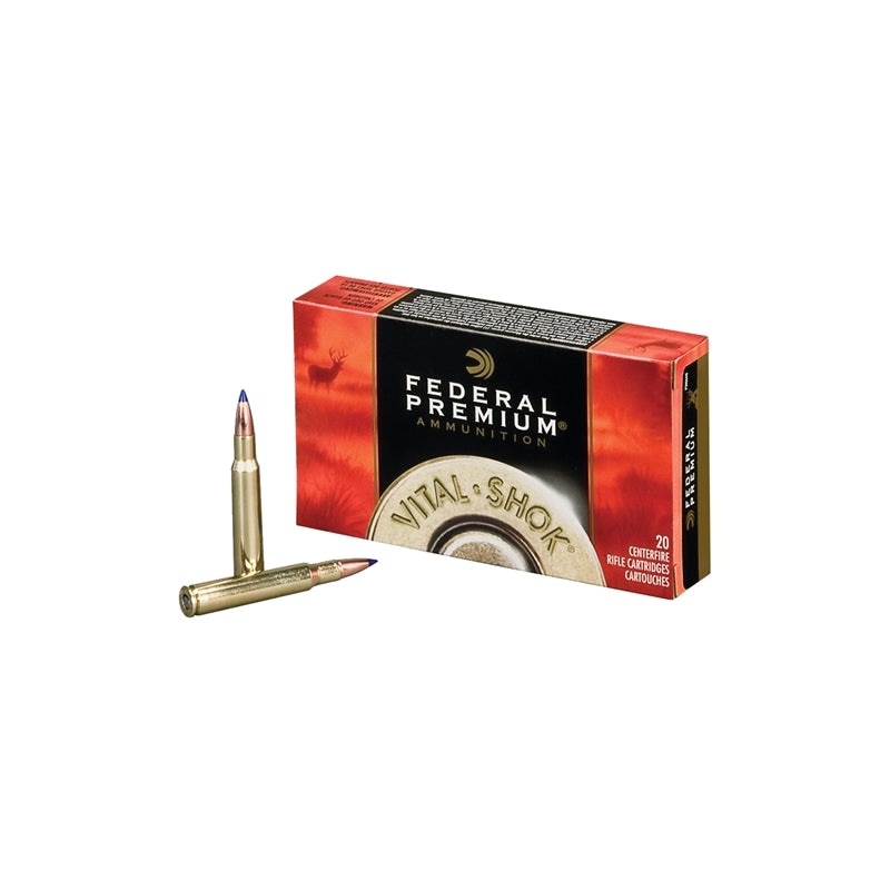 Federal Premium Vital-Shok .243 Winchester Ammo 100 Grain Sierra GameKing Boat Tail Soft Point - P243C