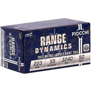 Fiocchi Shooting Dynamics 223 Ammo 55 Grain Full Metal Jacket Boat Tail - 223A