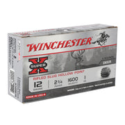 Winchester Super-X 12 Gauge Ammo 2-3/4” 1 oz Hollow Point Rifled Slug - X12RS15