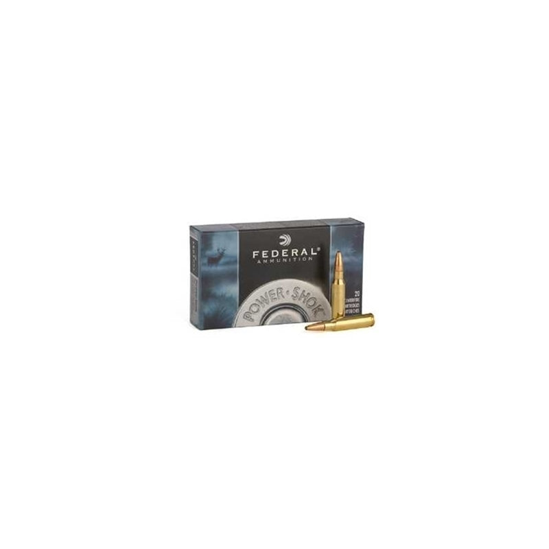 Federal Power-Shok 30-30 Winchester Ammo 125 Grain Jacketed Hollow Point - 3030C