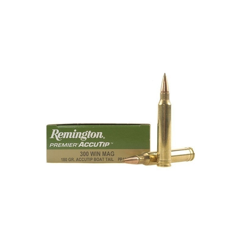 Remington Premier 300 Winchester Magnum 180 Grain AccuTip Boat Tail