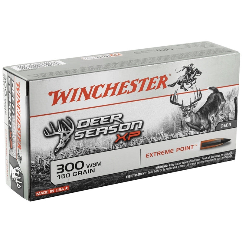 Winchester Deer Season XP 300 WSM Ammo 150 Grain Extreme Point Polymer Tip - X300SDS