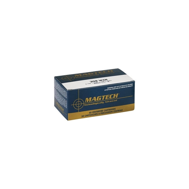 Magtech 308 Winchester Ammo 150 Grain Full Metal Jacket Boat Tail - MGA308A