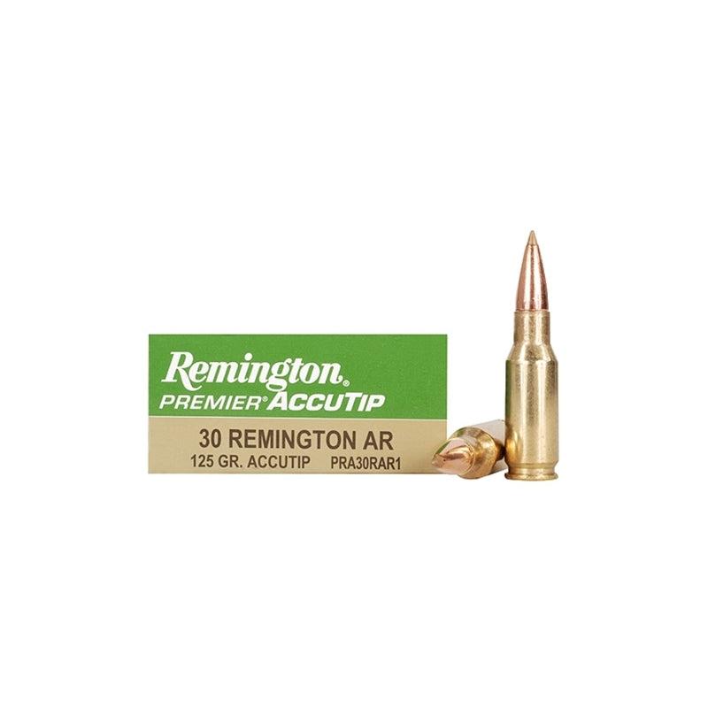 Remington Premier 30 Remington AR Ammo 125 Grain AccuTip - PRA30RAR1
