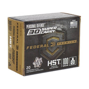 Federal Premium HST 30 Super Carry Ammo 100 Grain Jacketed Hollow Point - P30HST1S